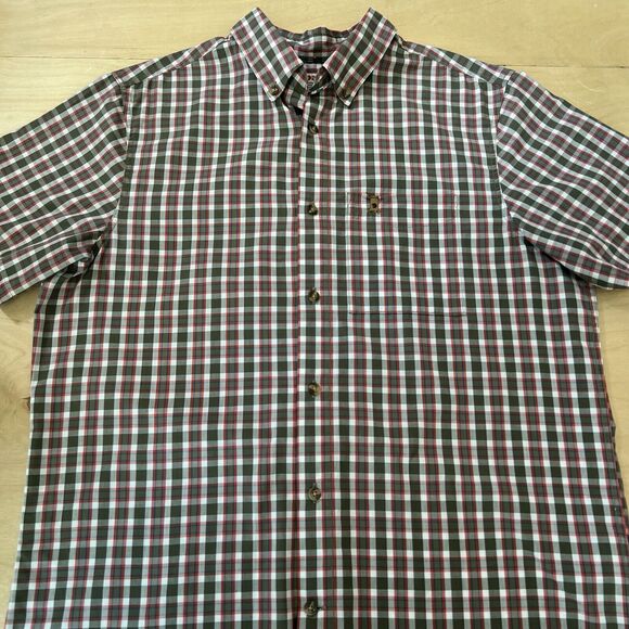 Fjallraven Ovik Shirt Medium Multicolor Short Sleeve Button Up Outerwear - Picture 3 of 8